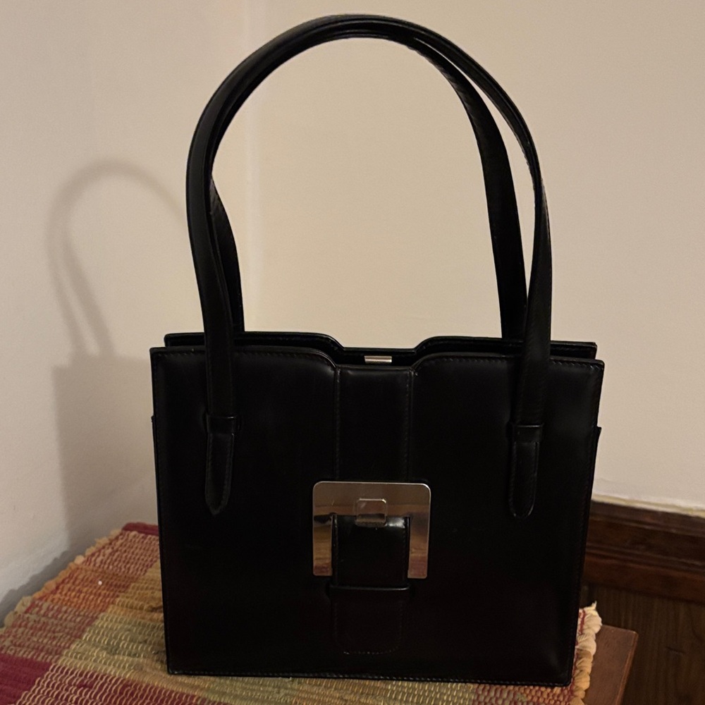 Vintage Dofan Elegant Black Handbag